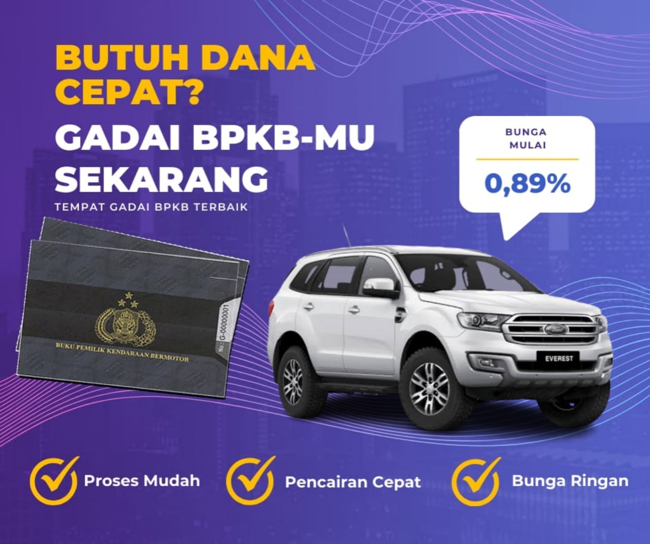 Kredit Jaminan Bpkb mobil Ford Everest Dapat Dana Berapa? Seperti Ini Simulasinya